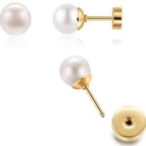 7mm Screw Back Earrings